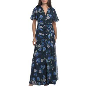 SHOSHANNA Indigo Multi Macie Dress